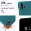 Husa Motorola Moto G72, Silicon, Verde, 60342.57