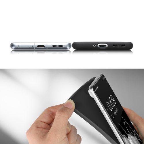 Husa Motorola Moto G72, Silicon, Negru, 60342.47