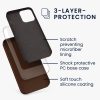 Husa Apple iPhone 12/iPhone 12 Pro, Silicon, Maro, 52641.247