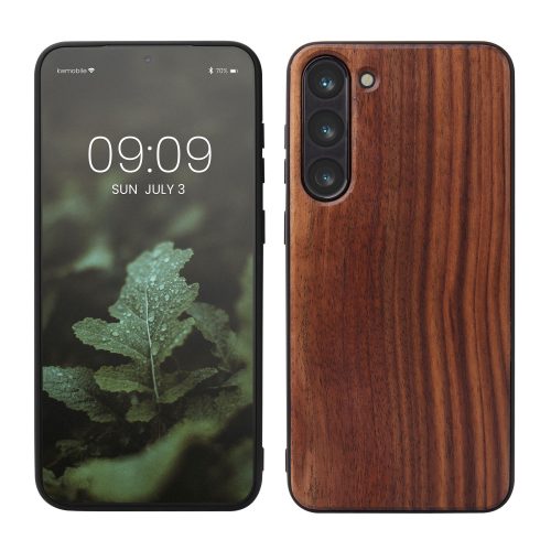 Husa Samsung Galaxy S23 Plus, Lemn, Maro, 60295.18