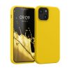 Husa Apple iPhone 13 Mini, Silicon, Galben, 55877.165