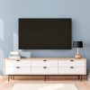 Husa pentru televizor de 85" Kwmobile, Negru, Plastic, 60366.01