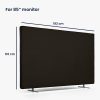 Husa pentru televizor de 85" Kwmobile, Negru, Plastic, 60366.01