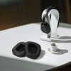Set 2 Earpads kwmobile pentru Logitech G933/G633, Piele ecologica, Negru, 60362.01