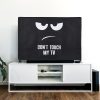 Husa pentru televizor de 24" Kwmobile, Negru/Alb, Plastic, 60368.01