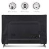 Husa pentru televizor de 24" Kwmobile, Negru/Alb, Plastic, 60368.01