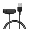 Cablu de alimentare kwmobile pentru Fitbit Inspire 3, Plastic, Negru, 60370.01