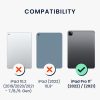 Book Cover kwmobile pentru Apple iPad Pro 11" (2021)/iPad Pro 11" (2022), Textil, Negru, 60408.73
