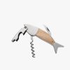 Deschizator de vin Kwmobile, Gri/Maro, Metal, 60425.35