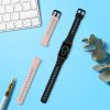 Curea kwmobile pentru Huawei Band 6, Silicon, Negru/Roz, 59296.07