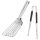Set spatula si cleste pentru peste Navaris, 30 cm, din otel inoxidabil, 60458.01
