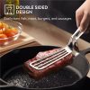 Set spatula si cleste pentru peste Navaris, 30 cm, din otel inoxidabil, 60458.01