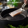 Set spatula si cleste pentru peste Navaris, 30 cm, din otel inoxidabil, 60458.01