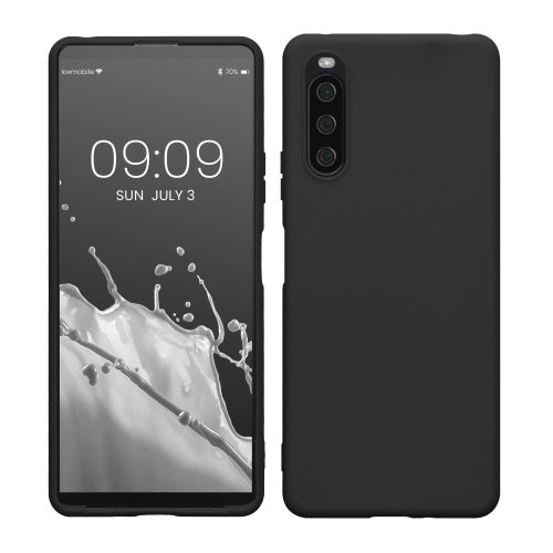 Husa Sony Xperia 10 IV, Silicon, Negru, 57800.47