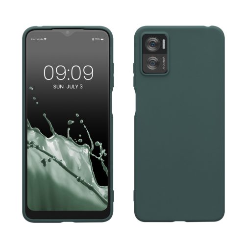 Husa Motorola Moto E22/Moto E22i, Verde, Silicon, 60465.171