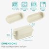 Tava ceramica pentru paine Navaris, material din lut rezistent, cu capac, 60645,01