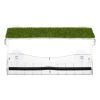 Hranitor pentru pasari Navaris, 30x13x10 cm, acrilic, cu suport ventuza, 60683.01