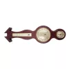 Stație meteo Fischer 6690-22, barometru, higrometru și termometru, alamă și lemn mahon, 39 x 11,5 cm Fischer 4260034964365 imagine 4
