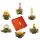 Set degustare ceai infloritor Creano ErbluhTee, 6 sfere, 6 sortimente, ceai alb