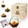 Set ceai infloritor Creano ErbluhTee, ceai negru, ceainic sticla 500 ml, 6 bile