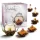 Set cadou Creano ErbluhTee Mix, ceainic din sticla 500 ml si 6 bile ceai infloritor negru, 3 varietati