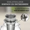 Ceainic din sticla Creano All-in-One, 1,7 L, cu infuzor din inox si capac, anti-picurare
