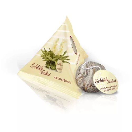 Set cadou ceai infloritor Creano ErbluhTeelini, 6 bile, 4 sortimente, alb, 30 g