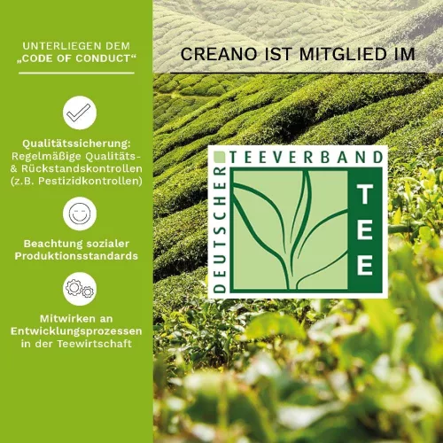 Set degustare ceai infloritor Creano ErbluehTee, 6 bile, ceai verde, 6 arome