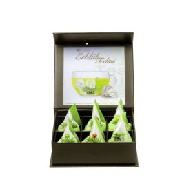   Set cadou ceai infloritor Creano ErbluhTeelini, 6 bile, 4 sortimente fructate, verde, 30 g