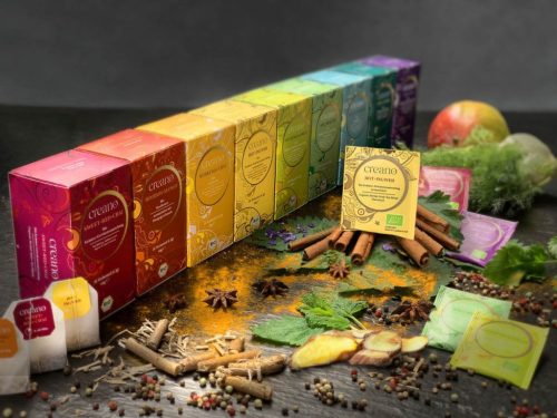 Creano Hot Ginger - Ceai cu ghimbir si turmeric, 20 plicuri, 40g