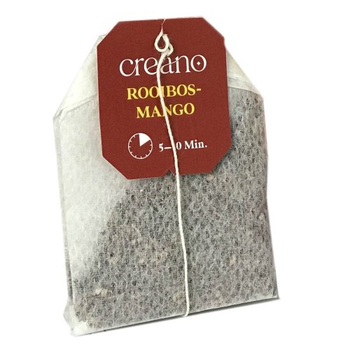Ceai Bio Creano Rooibos cu Mango, 20 plicuri, gust rotund, aroma fructata