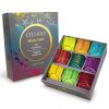Set cadou ceai bio Creano Selection Box, 90 plicuri, 9 sortimente, fara cofeina, 27,5x23x7,8cm