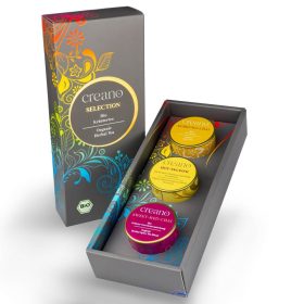   Set ceai bio Creano Mix Condimentat, Chai cu Curcuma/Ghimbir Picant/Chai Rosu Dulce, vrac, 61g