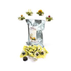   Set mare de ceai infloritor Creano ErbluhTeelini, 72 bile, alb, 4 sortimente