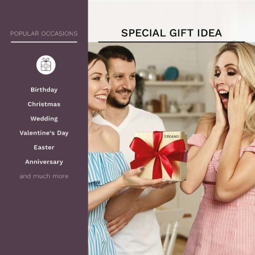 Pachet mare ceai infloritor Creano ErbluhTeelini, 36 bile, 4 sortimente, ceai negru, aroma bergamota, iasomie, cirese, caramel