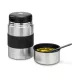 Recipient termos Rominox Urban, 750 ml, inox, capac multifunctional, lingura si curea