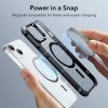 Husa ESR Air Armor Halolock MagSafe pentru Apple iPhone 14 Plus/15 Plus Transparent/Negru