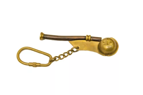 Breloc Giftdeco KEY-0133, alamă și cupru, 9 x 1,5 cm, stil nautic Giftdeco 5902067220207 imagine 3