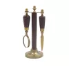 Lupă Giftdeco MIS-0742, alamă, sticlă și piele, 18 x 7,5 x 3,5 cm, stil retro, clasic Giftdeco 5902067220290 imagine 2