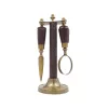 Lupă Giftdeco MIS-0742, alamă, sticlă și piele, 18 x 7,5 x 3,5 cm, stil retro, clasic Giftdeco 5902067220290 imagine 3