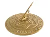 Cadran solar cu ornament floral