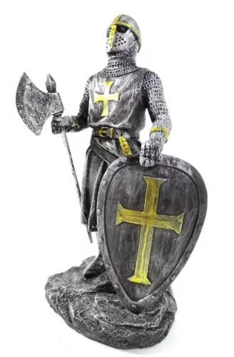Cavaler cu topor și scut