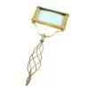 Lupă Giftdeco, alamă și sticlă, lățime 12 cm, lungime 27,5 cm Giftdeco 5902067221563 imagine 2