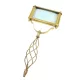 Lupă Giftdeco, alamă și sticlă, lățime 12 cm, lungime 27,5 cm Giftdeco 5902067221563 imagine 2