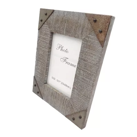 Ramă foto Giftdeco, pentru fotografie 10 x 15cm, lemn de mango și metal, 27,5 x 22,5 cm Giftdeco 5902067221839 imagine 8