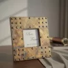 Ramă foto Giftdeco A-1106, lemn de mango și metal, fotografie 10 x 10 cm, ramă 20 x 20 cm, stil vintage imagine 3