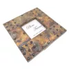 Ramă foto Giftdeco A-1106, lemn de mango și metal, fotografie 10 x 10 cm, ramă 20 x 20 cm, stil vintage imagine 10