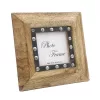Ramă foto Giftdeco, pentru fotografie 10 x 10cm, lemn de mango și metal, 10 x 10cm Giftdeco 5902067221952 imagine 2