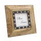 Ramă foto Giftdeco, pentru fotografie 10 x 10cm, lemn de mango și metal, 10 x 10cm Giftdeco 5902067221952 imagine 2