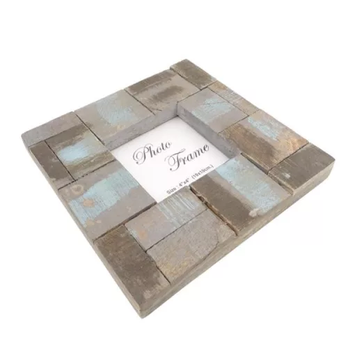 Ramă foto Giftdeco, pentru fotografie 10 x 10cm, lemn de mango, 10 x 10cm, stil modern, scandinav Giftdeco 5902067221969 imagine 7